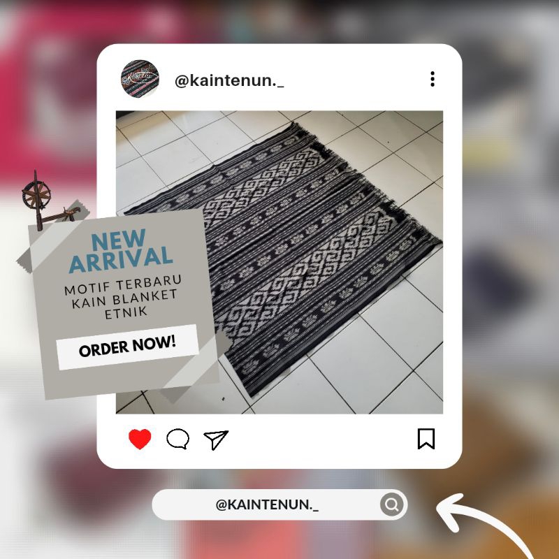 Dhananjaya_Tenun - Tenun Blanket Motif Lurik - Tenun Toraja Lurik - Tenun Tradisional