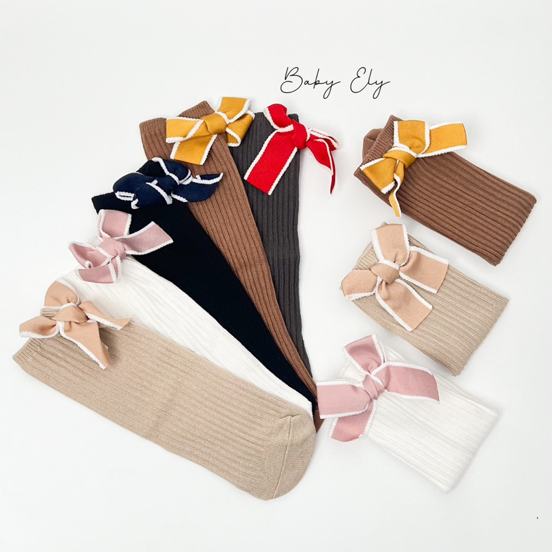 BABY ELY | 0-6th Aurora Kaos kaki bayi panjang kaos kaki bayi 0 6 bulan kaos kaki newborn kaos kaki 