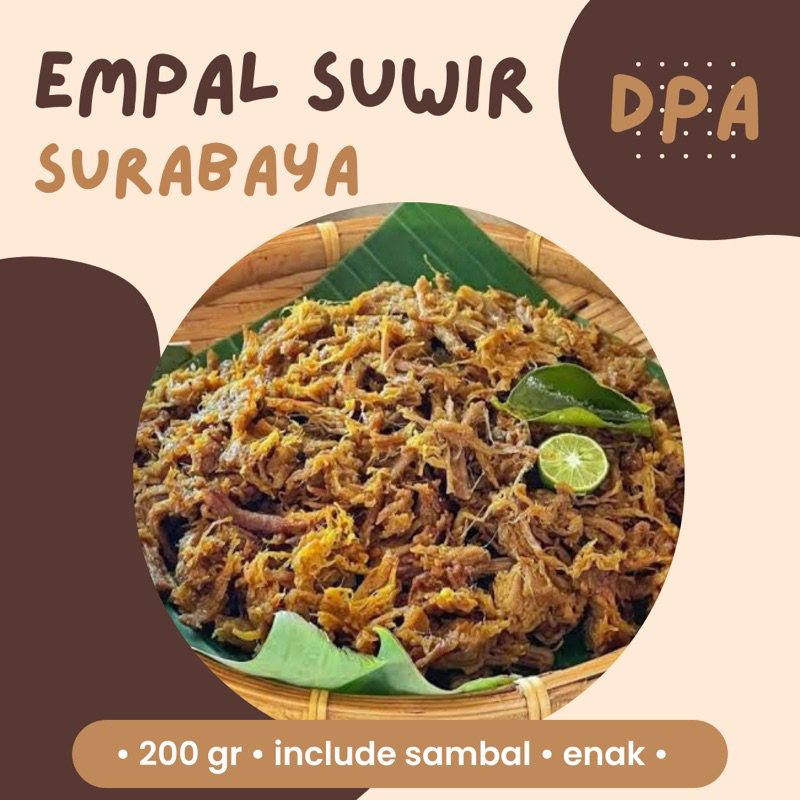 

DPA Empal Suwir / empal daging / empal surabaya