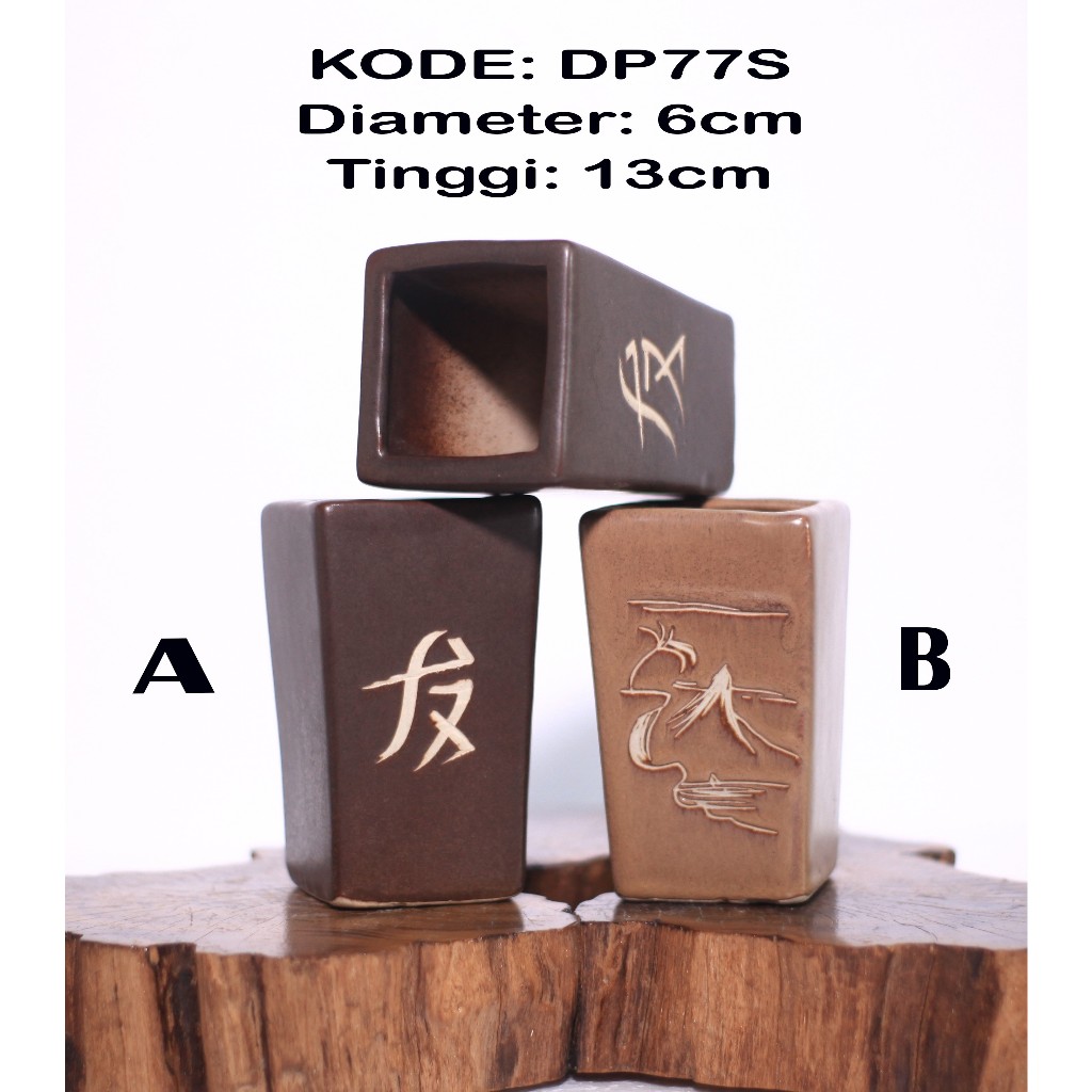 POT BONSAI KERAMIK CASCADE (DP77S) - A