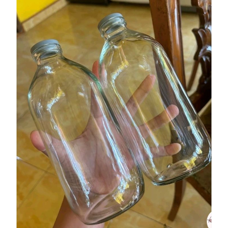 BOTOL KACA BENING 500 ML