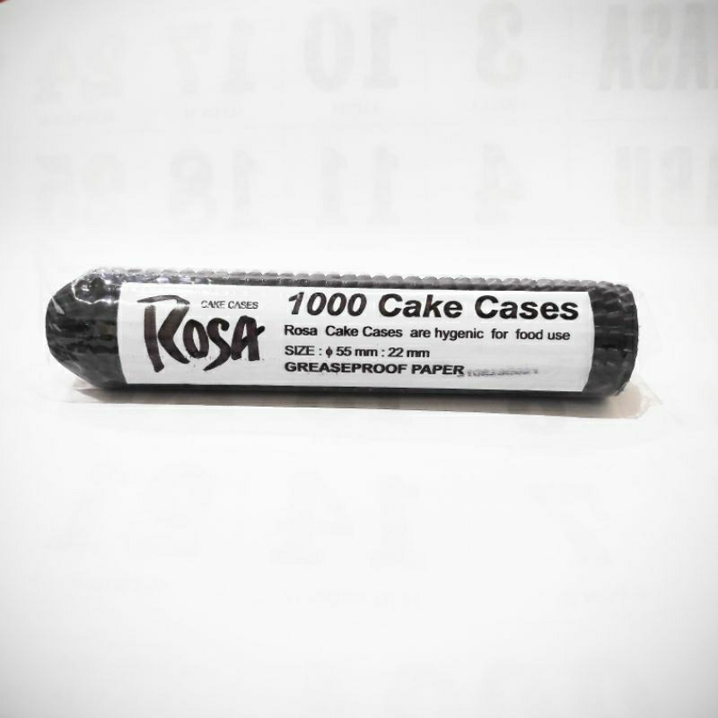 Cake Case  Hitam 5,5cm isi 1000 pcs/Cup Kue kertas/Cake Case paper hitam/Kertas kue hitam