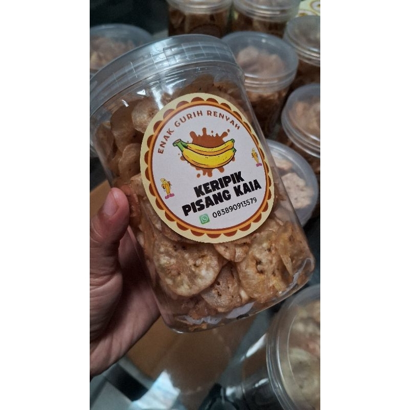 

keripik pisang asin original bentuk koin harap baca deskripsi