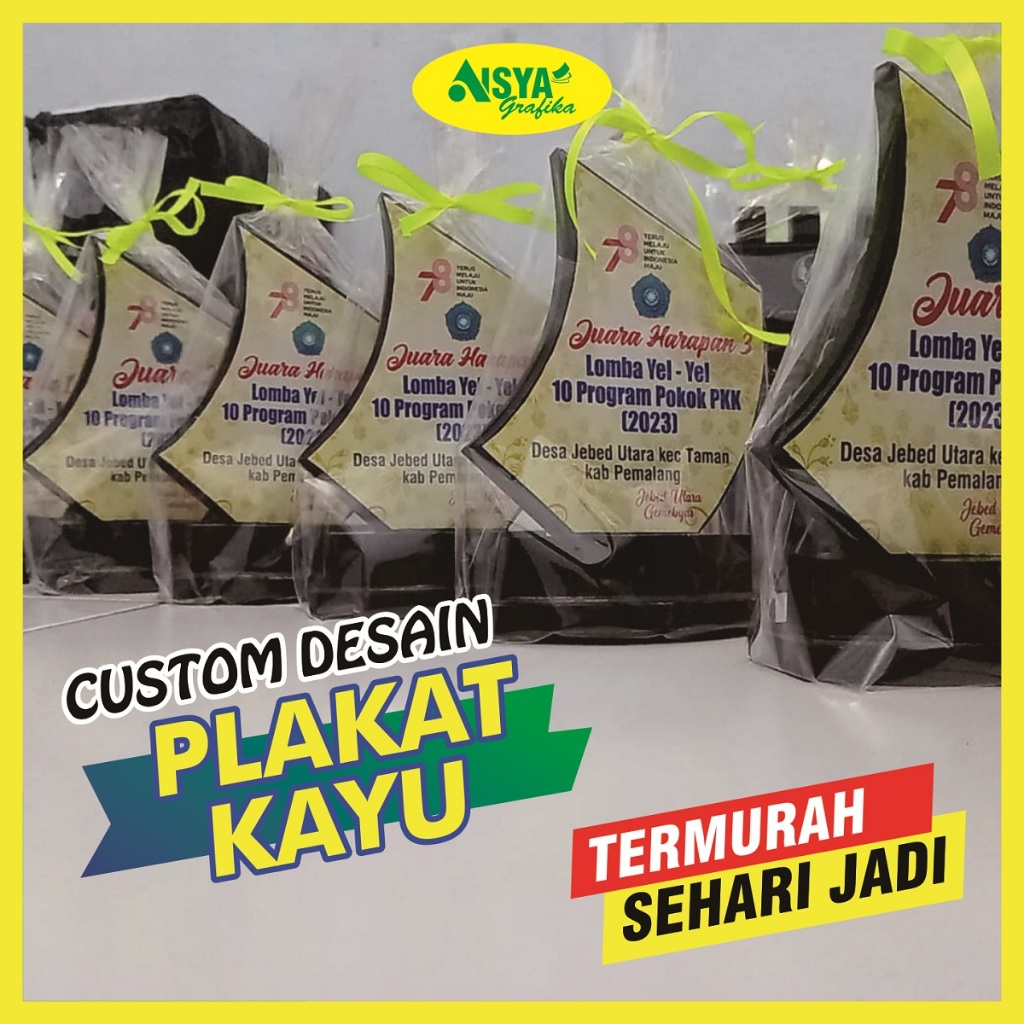 CETAK PLAKAT KAYU/ PLAKAT KAYU MURAH / PLAKAT KENANG-KENANGAN