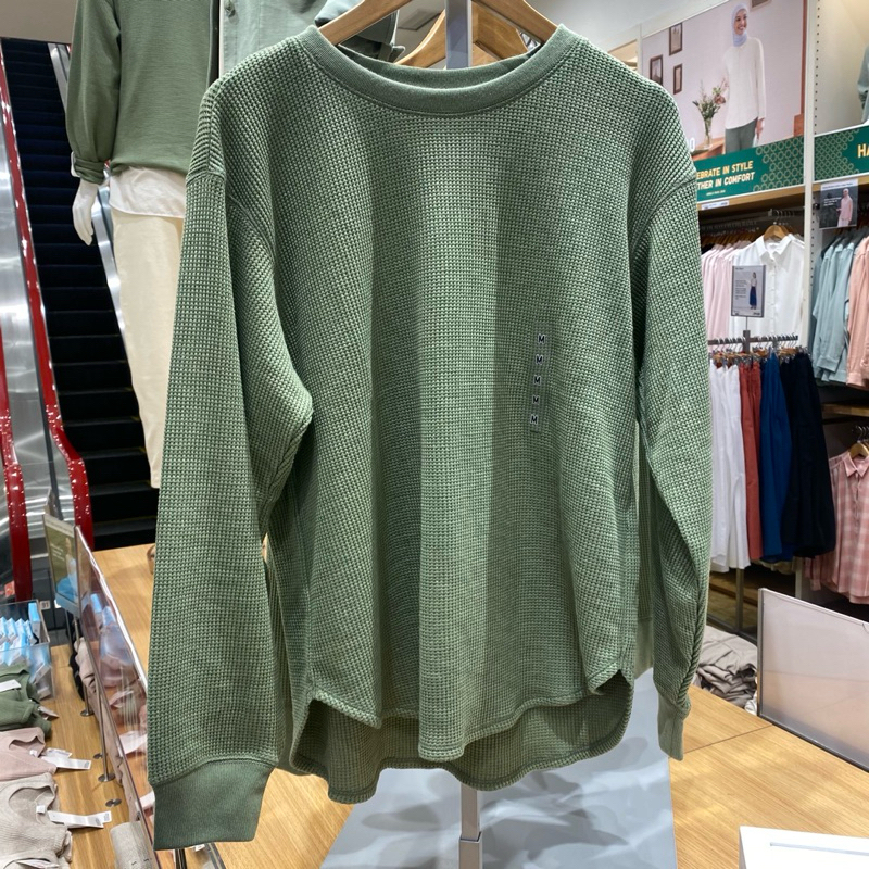 T-shirt waffle uniqlo Original Store