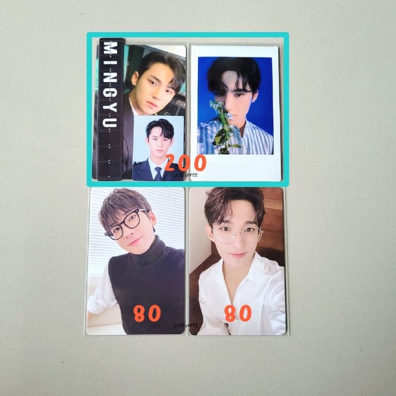 MINGYU PILOT MEMBKIT DK WONWOO SEASON GREETINGS 2024 SG24 SEOKMIN SEVENTEEN SVT