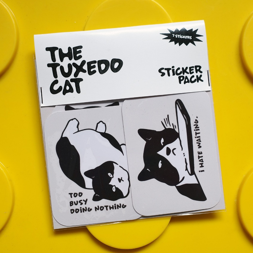 

The Tuxedo Cat Sticker Pack