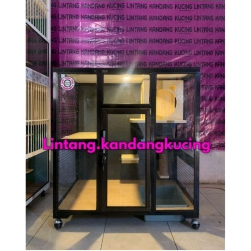 Kandang Kucing Kecil Minimalis - Kandang Kucing Alumunium Modern Murah