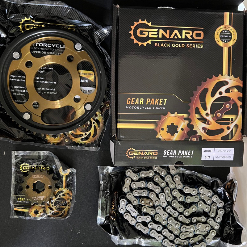 Gear Paket Mega Pro New Gear Set Gearset Rantai GENARO
