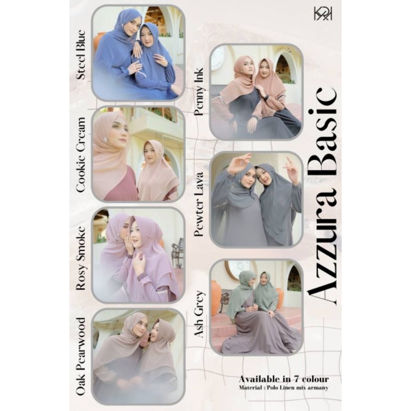 Azzura by Kyra (Dress Set Khimar)