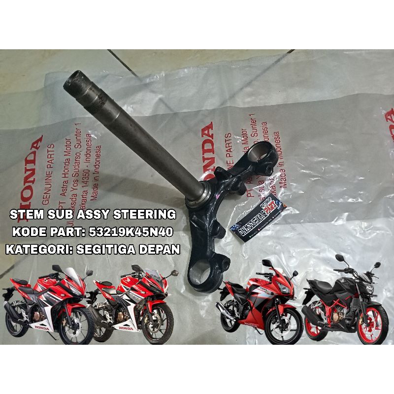 Segitiga bawah CBR 150 Segitiga Stem Sub Assy Steering CBR 150R K45N K45G