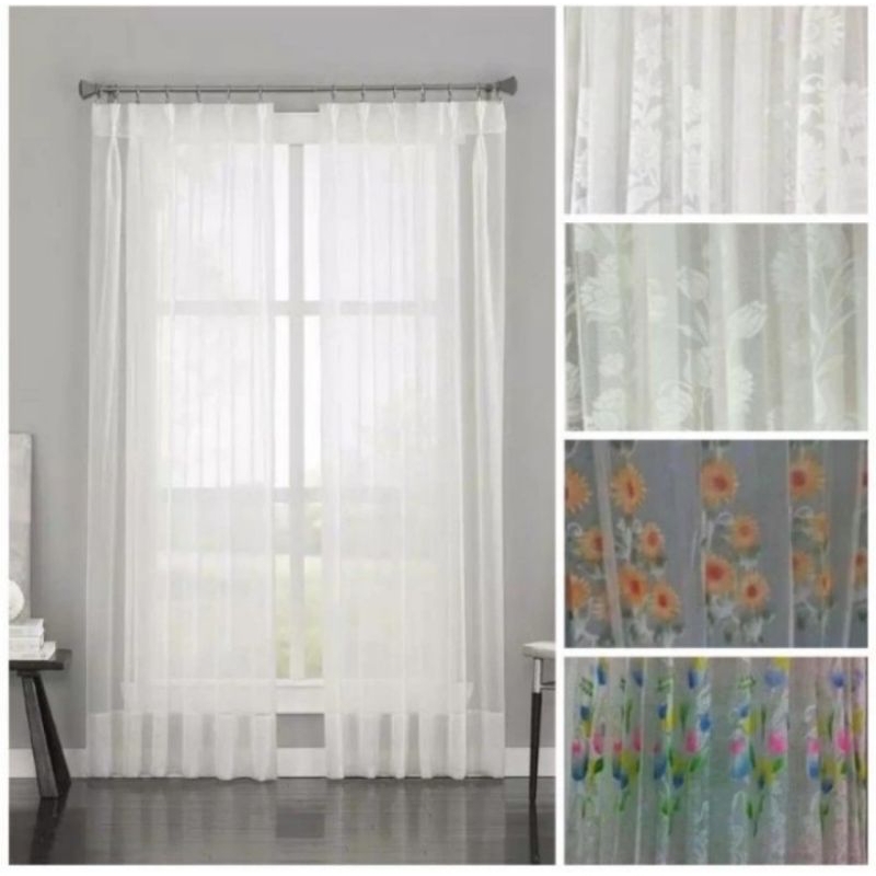 vitrase gorden Daleman gorden vitrase polos murah vitrase tebal vitrase pendek vitrase tinggi