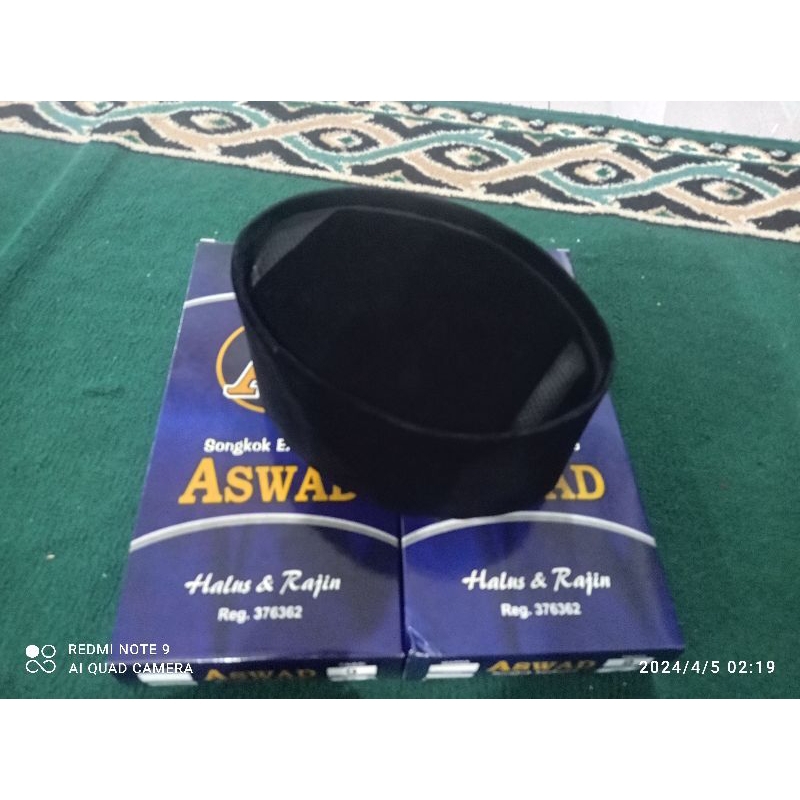 Peci Songkok Aswad Tinggi 9