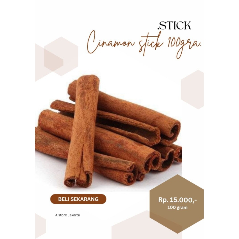 

cinamon stick / kayu manis 100 gram