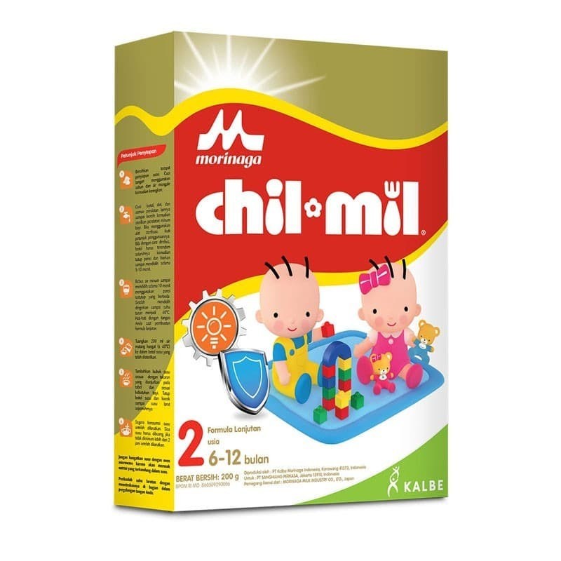 MORINAGA CHIL MIL 6-12 BULAN REGULER SUSU FORMULA 200 GRAM