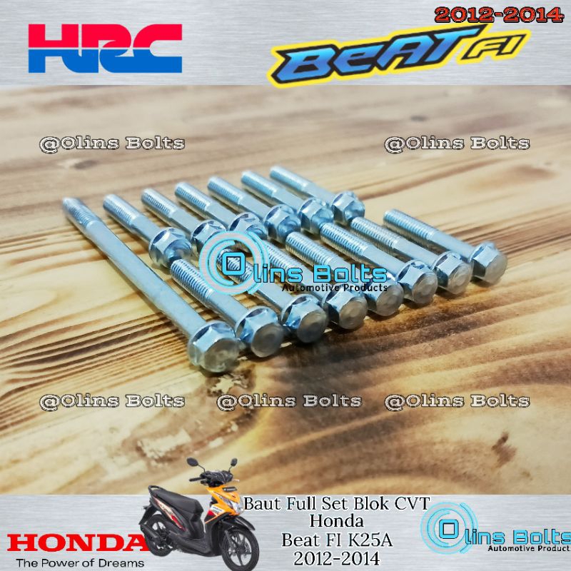 Baut Set Blok CVT Honda Beat FI K25A 2012-2014
