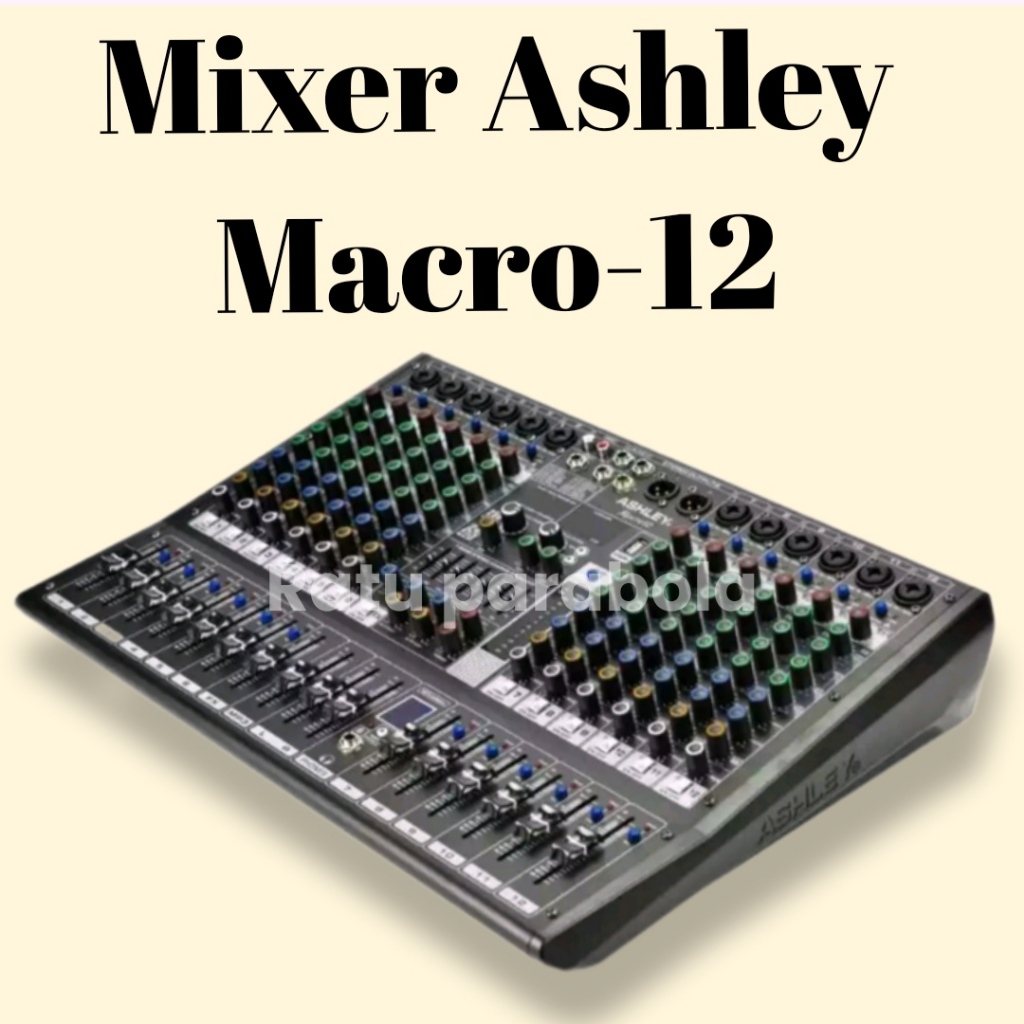 Mixer Ashley 12 channel mixer Macro-12 original ashley