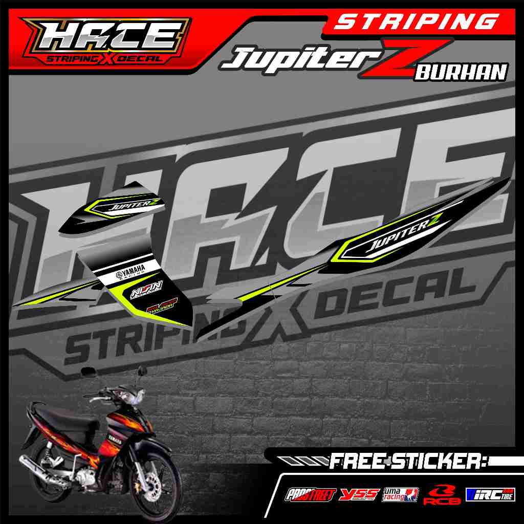 392 STRIPING STICKER JUPITER Z BURHAN - STRIPING JUPITER Z BURHAN SIMPLE GRAFIK