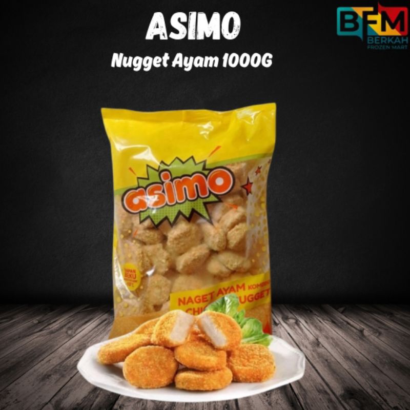 

Asimo Nugget Ayam 1000g/Asimo Nugget Ayam S 250g/Asimo Nugget Coin 250g/Asimo Nugget Coin 500g/Asimo Nugget Ayam Stick 250g