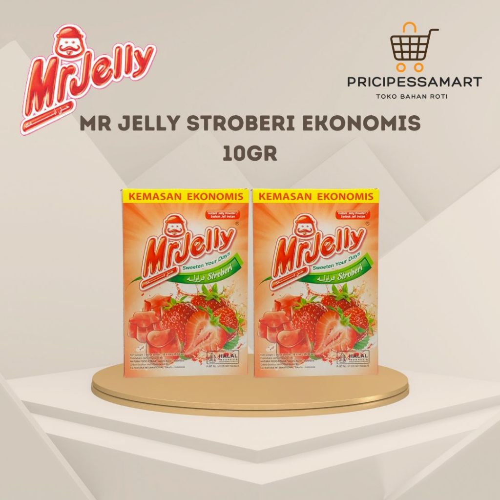 

MR JELLY STROBERI EKONOMIS 10GR