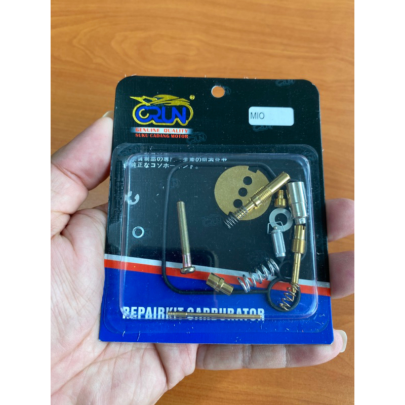 (CRUN) Repairkit Carburator Mio + Coin 5TL Mio Soul Lama / Isi Karburator Mio Sporty Smile / Fino Karbu / Repair Kit Carbu Original