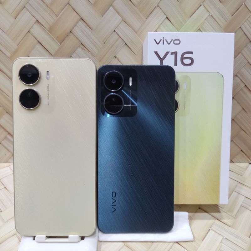 Vivo Y16 Ram 4/128GB 4/64GB 4/32GB 3/64GB 3/32GB Handphone Second Fullset Batangan Original bergaran