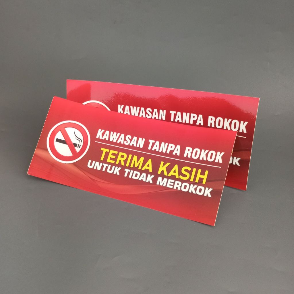 

Stiker Chromo Kawasan Tanpa Rokok/ Terimakasih Untuk Tidak Merokok/ Stiker Dilarang Merokok