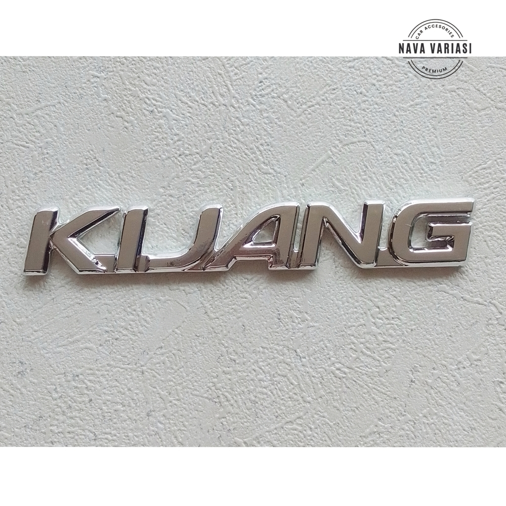 Emblem Logo Kijang Kapsul 1997-2003 Stiker Logo Model Kijang Kapsul Chrome