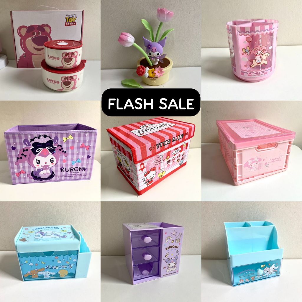 Flash Sale Botol Minum Tempat Makan Tumbler Dompet Disney Princess Pooh Ariel Rapunzel Daiso Korea