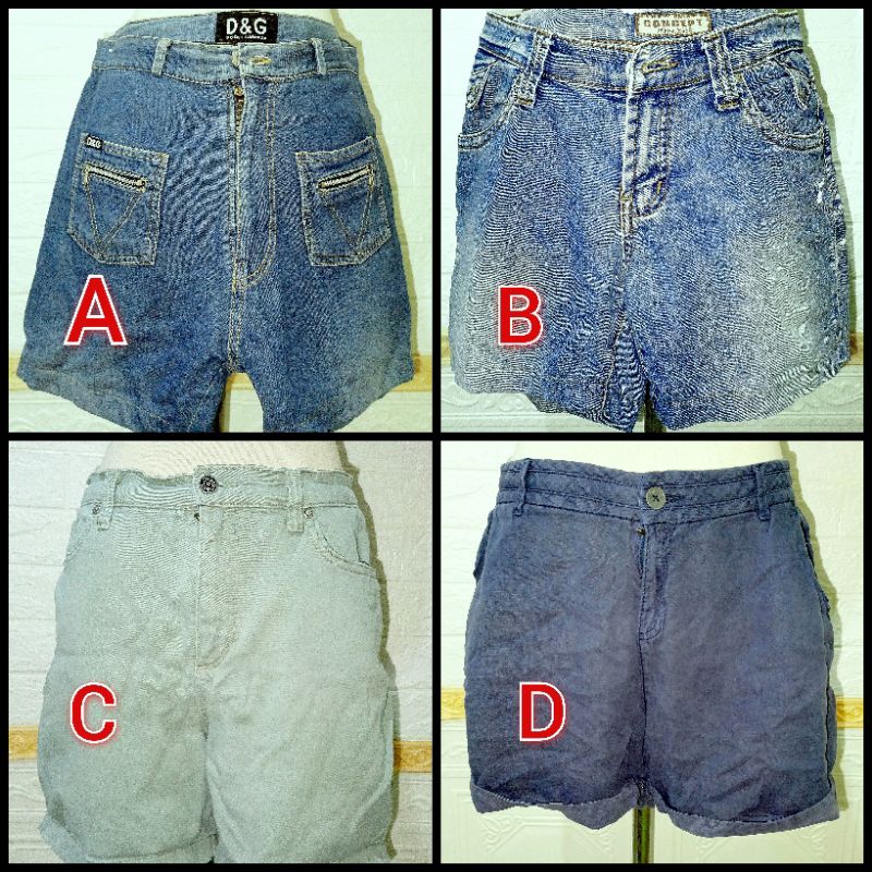 preloved hot pants wanita