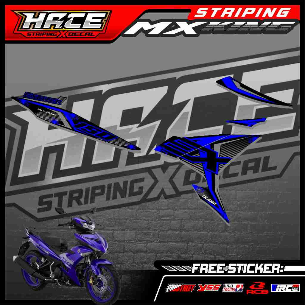 411 STRIPING STICKER JUPITER MX KING - STRIPING JUPITER MX KING SIMPLE GRAFIK