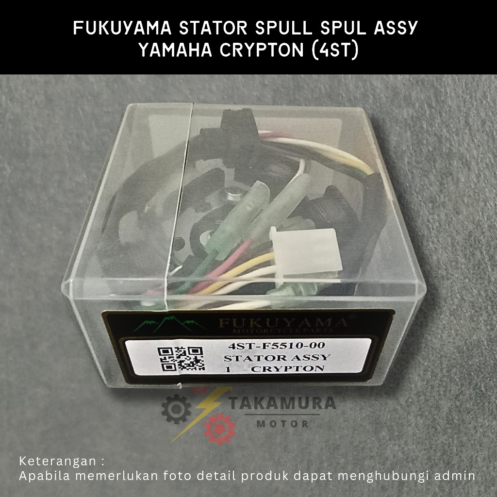 Fukuyama Stator Assy Comp 7 Spull Spul Spool + Pulser Yamaha Crypton - Vega R'03 2003 (4ST)