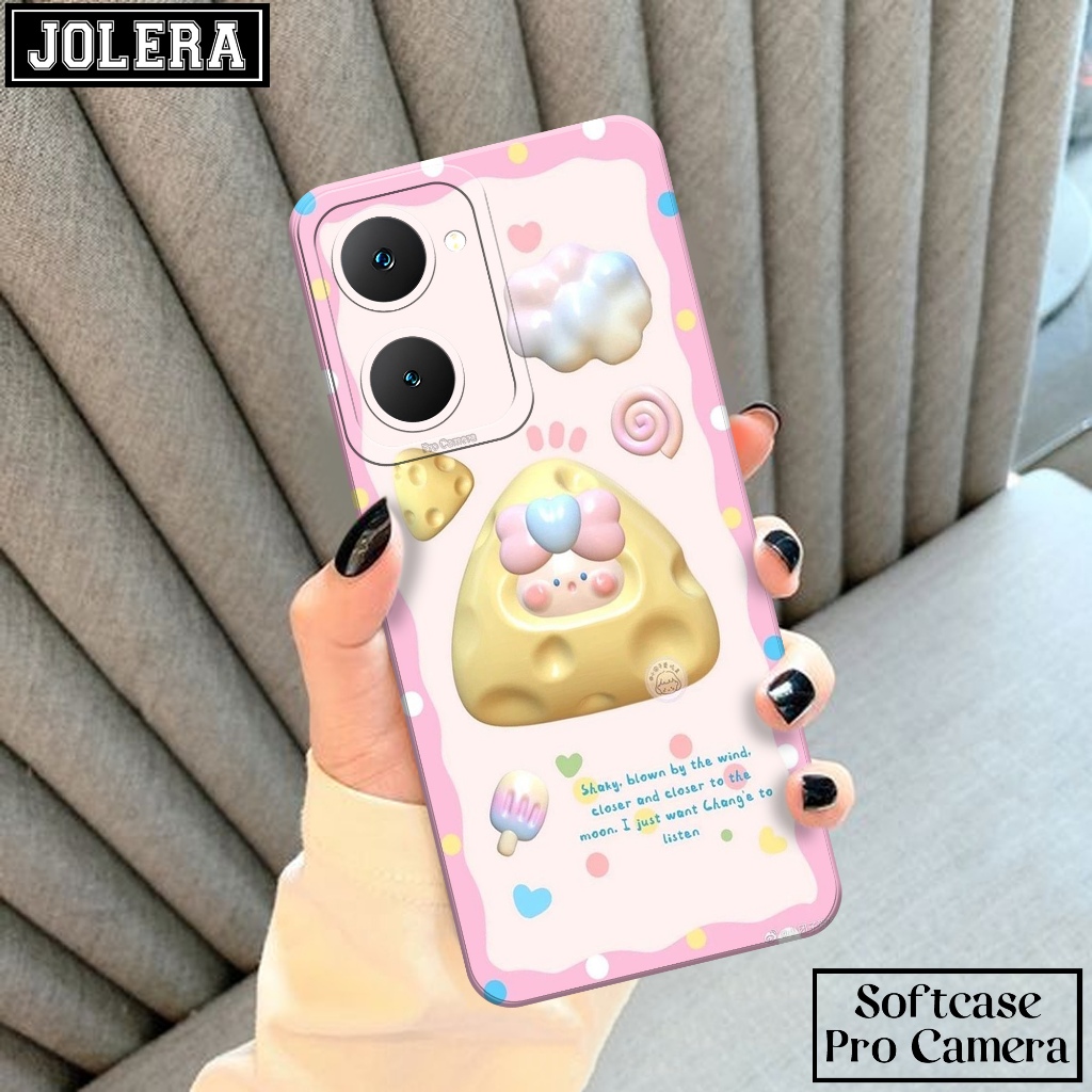 Case Hp Softcase Vivo Y03 2024 Case Hp Vivo Y03 2024 Silikon Hp Vivo Y03 2024 Motif Cartoon Keren - 