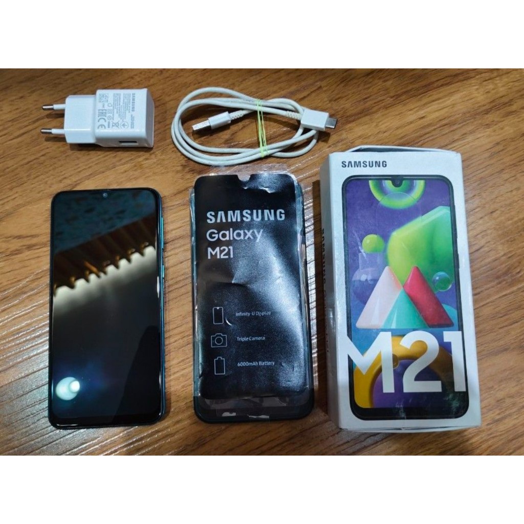 [PRELOVED] HP Samsung Galaxy M21 4/64GB Second Komplit