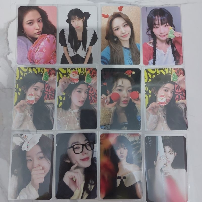 TRADING CARD PHOTOCARD SEASON GREETING 2024 SG24 CHILL KILL PINK CHRISTMAS XMAS RED VELVET SEULGI YE