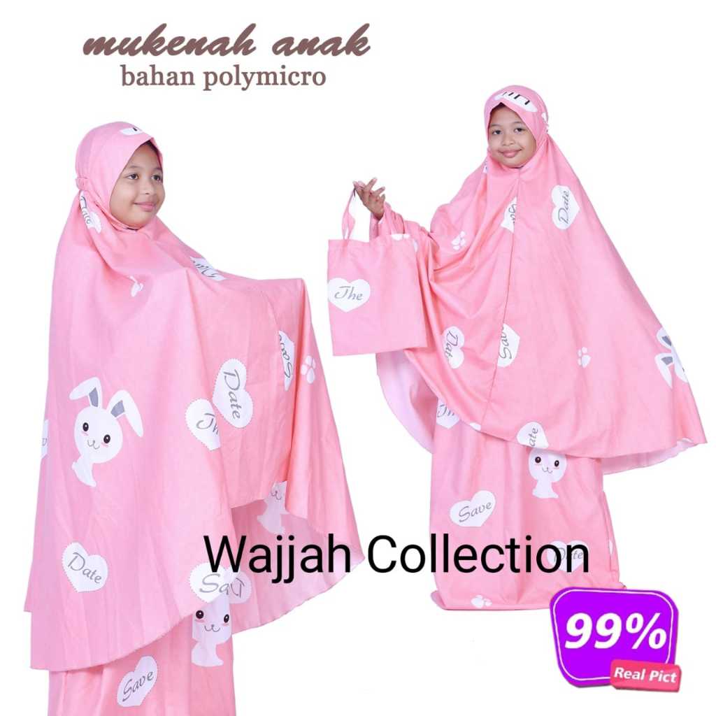 Mukena Anak Muqena Cewek Kids Atasan Bawahan Muslim Bisa Cod Alat Sholat Sekolah Ank2 Wanita 3Sd12 T