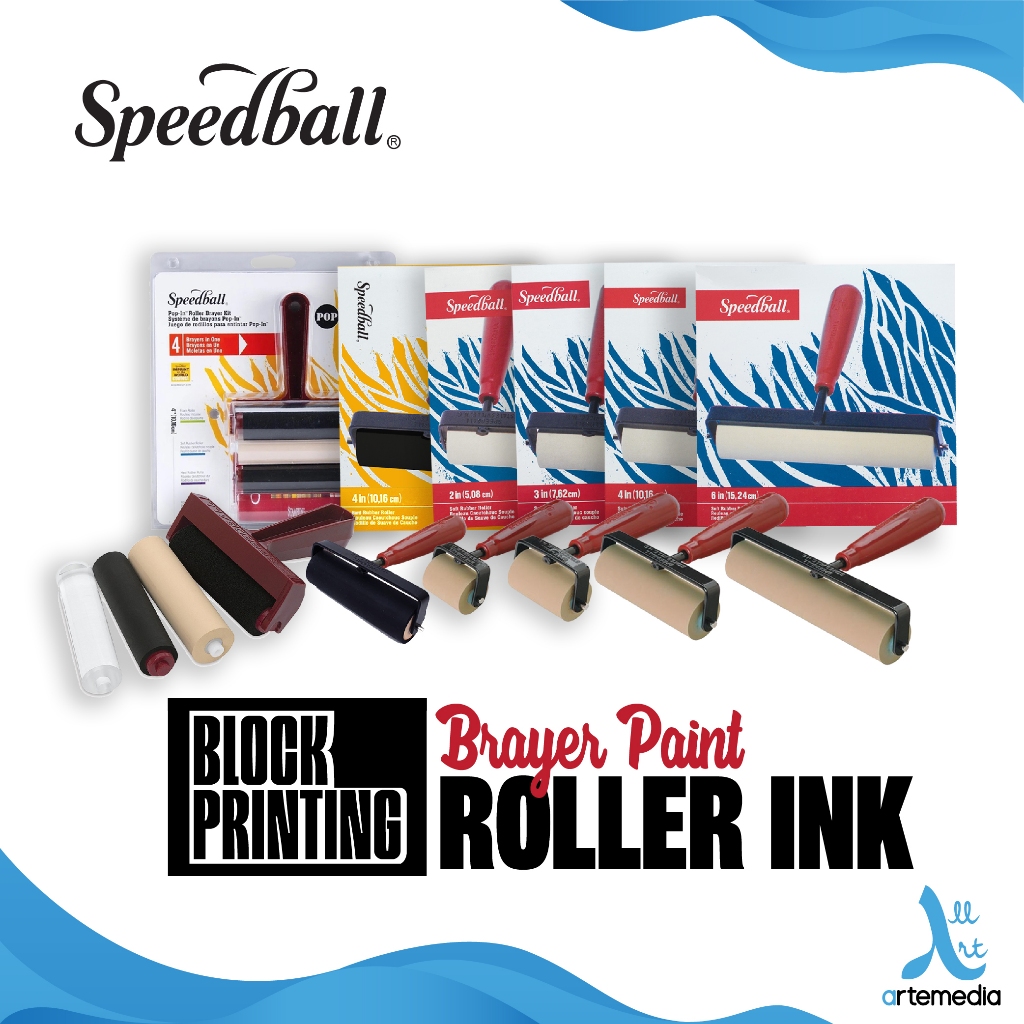 

Speedball Brayer Paint Roller Ink Block Printing Tool