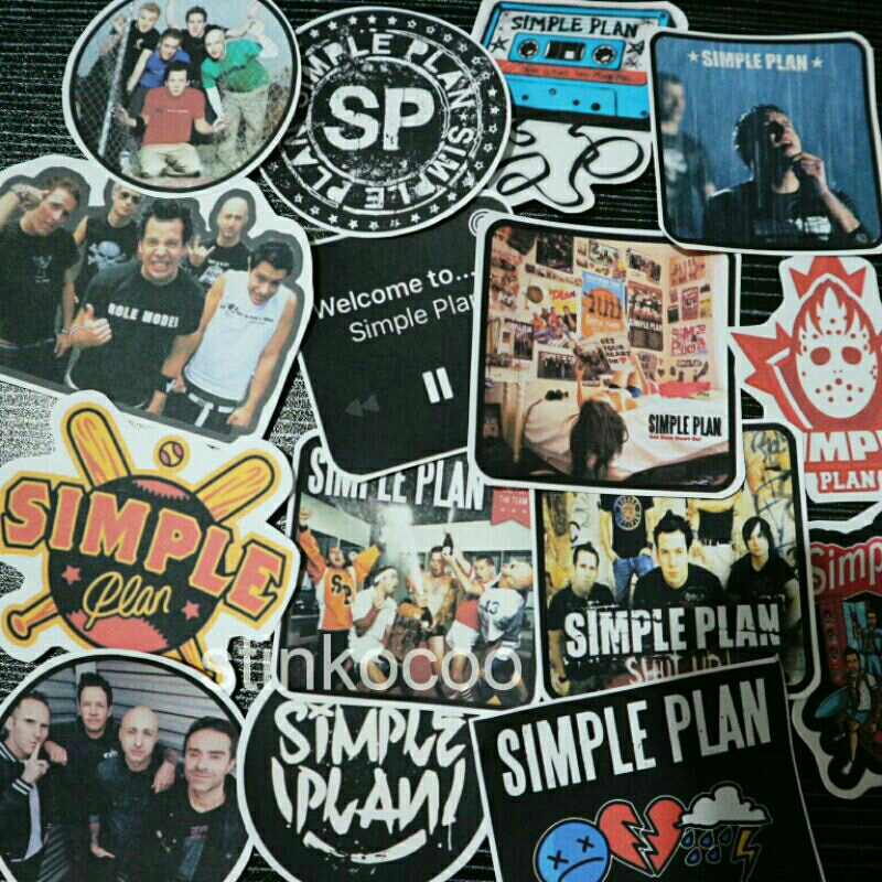 

[15PCS] STICKER SIMPLE PLAN ISI 15 STICKER