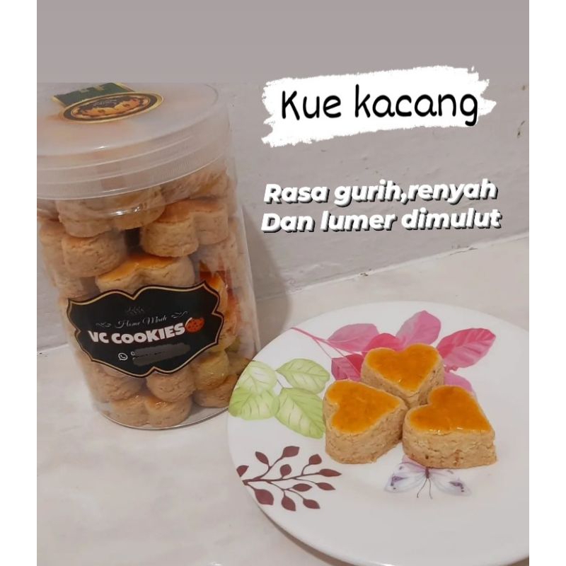 

kue kering kue kacang renyah,gurih,lumer + Bubble wrap berat 450 gram
