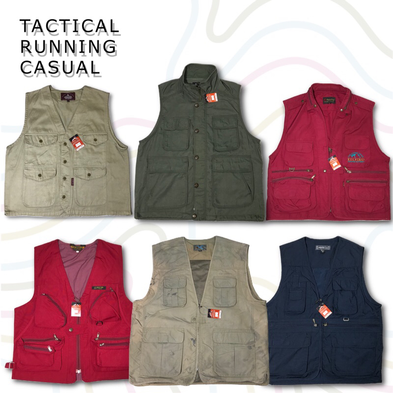 [5]Rompi Second Vest Gelembung Murah Preloved Outdoor Casual Parasut Tebal Bulang Ultralight Polar F