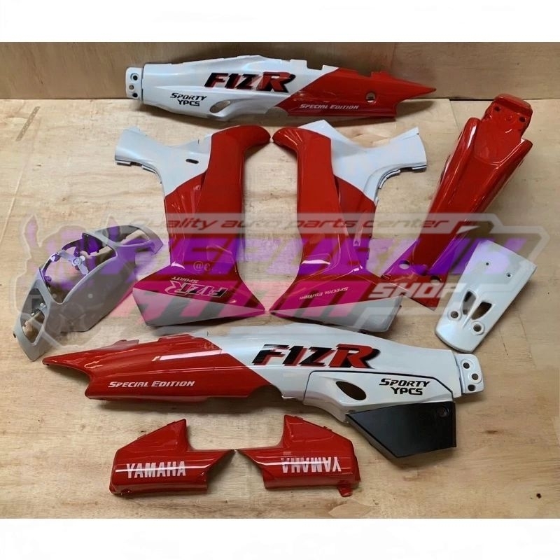 cover body fizr f1zr putih merah marlboro full set halus yamaha fizr fiz r f1zr marlboro bodi fizr f