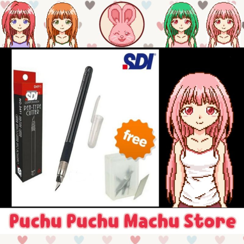 

SDI Pen-Type Cutter SDI 0491 Original Asli (untuk merakit Gunpla, Modelkit, Gundam, dll)