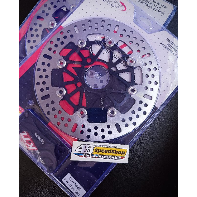 disc piringan ktc racing 260 mm beat, scoopy, vario & fiz r