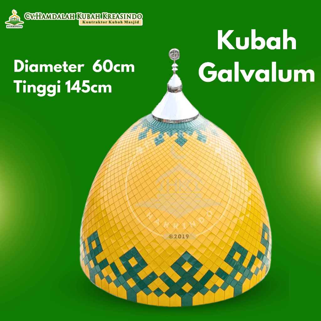 Kubah Masjid Galvalum 60x145cm