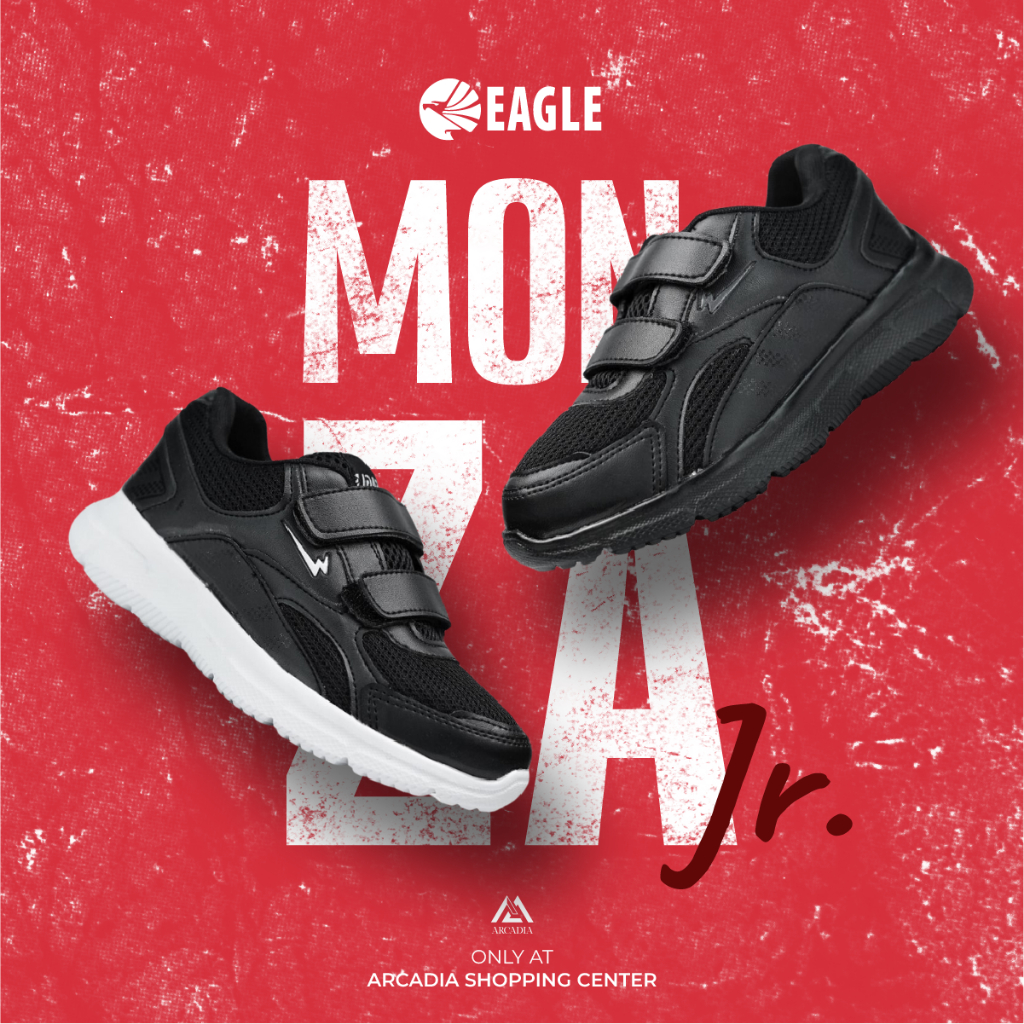 EAGLE MONZA JR ANAK VC SEPATU SEKOLAH PRIA DAN WANITA ARCADIA SPORT