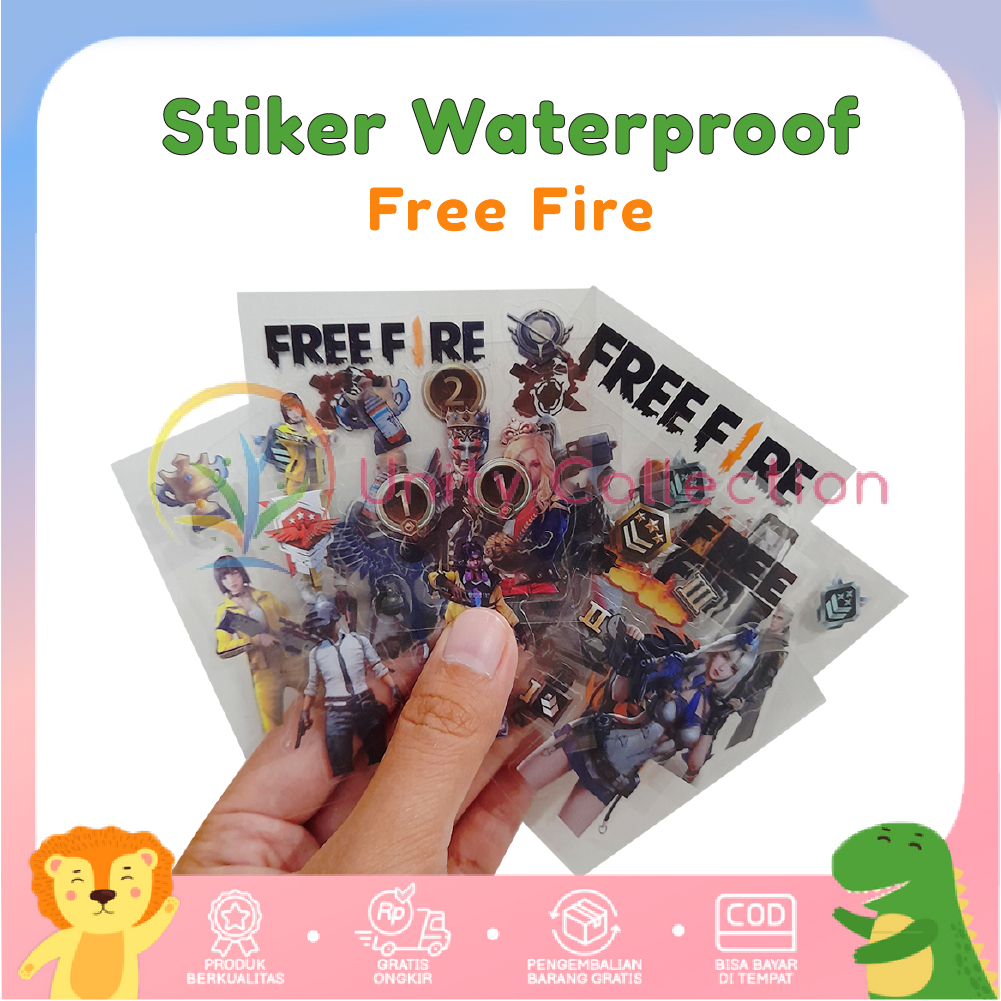 

STICKER NONO FREE FIRE FF [ECER] WATERPROOF / 1 LEMBAR STIKER