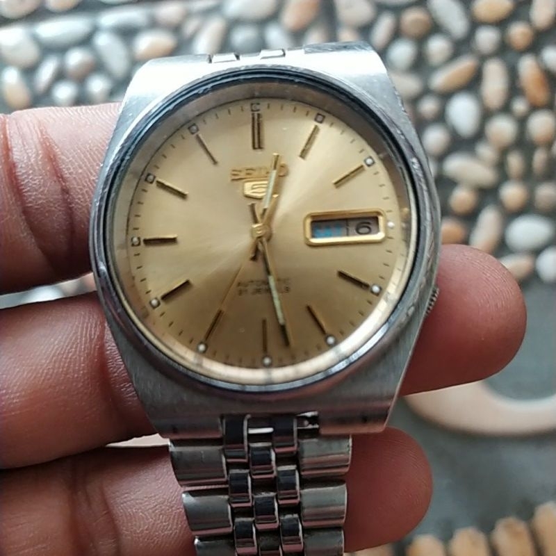 jam tangan seiko 5 vintage original bekas