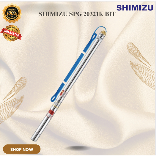 SHIMIZU SUBMERSIBLE POMPA AIR SPG 20321K BIT 0,75hp kabel 50m/SPG-20321KBIT/SPG 20321KBIT/Shimizu Su