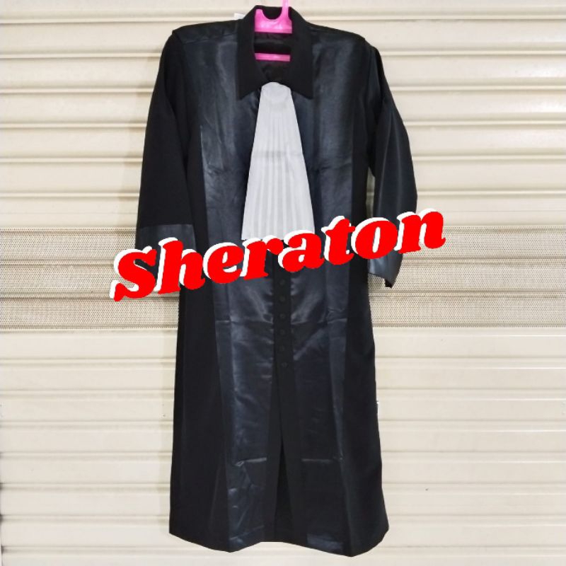 

baju toga lawyers toga pengacara toga advokat bahan jet black