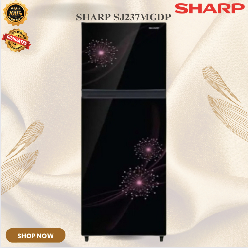 SHARP Kulkas 2 Pintu SJ237MGDP 205L/SJ-237-MGDP/SJ-237MGDP/SJ 237 MGDP/SHARP ORIGINAL BERGARANSI